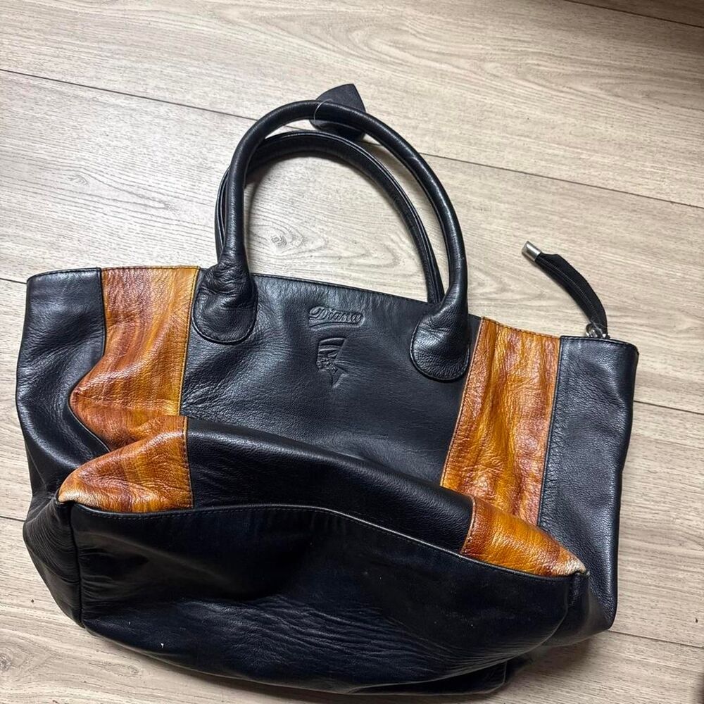 Unbranded Women's Black and Brown Bag